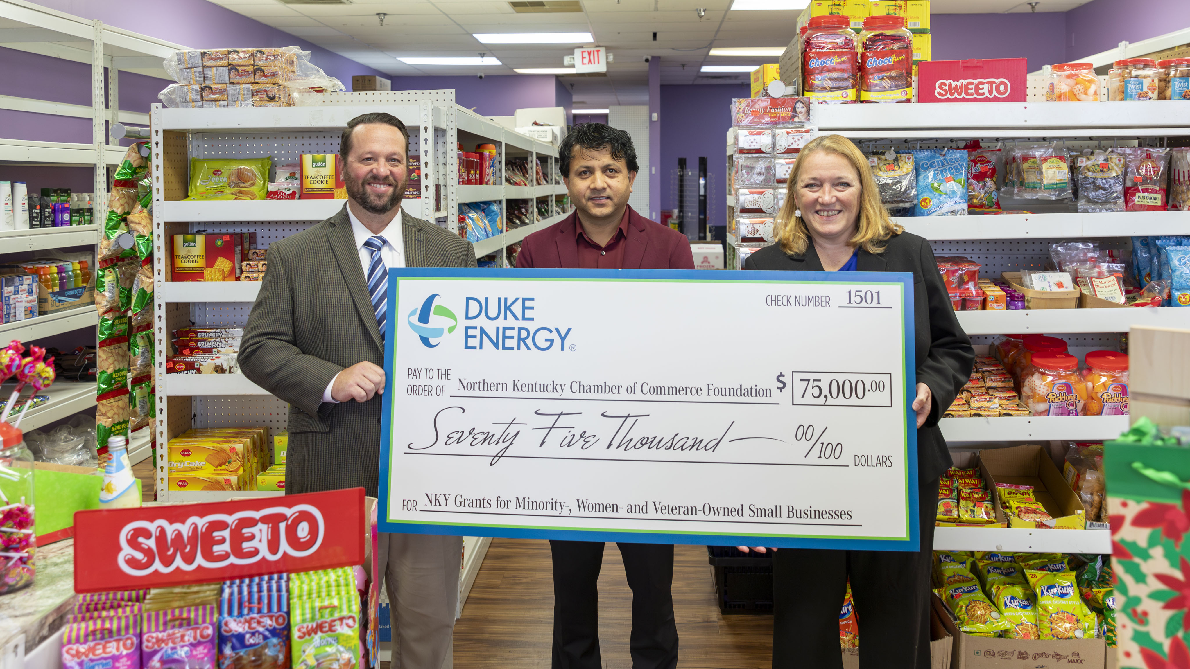 Duke Energy Foundation shows its support for local businesses