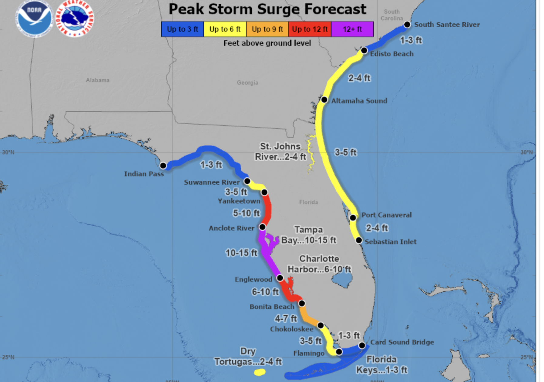 Hurricane Milton info in Tampa Bay