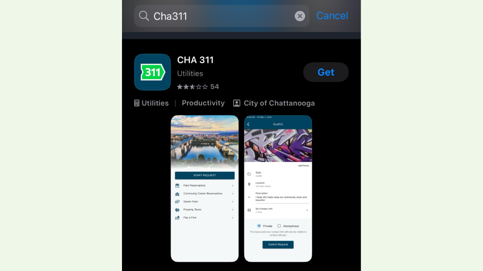 How to use Chattanooga's 311 service