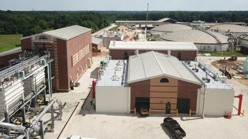 Arial view of the Bioenergy Recovery Facility