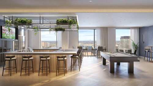 The Sky Lounge inside Valen.