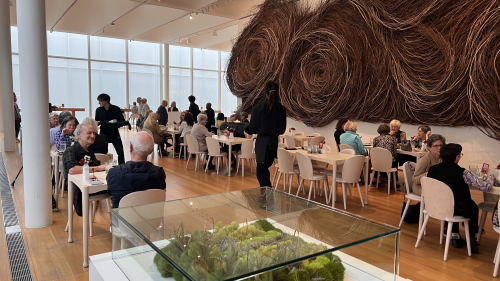 The interior of the NCMA.