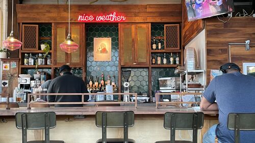 Interior of Provider with people sitting at a bar