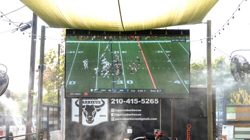 SATXtoday: watching football McIntyre's Southtown