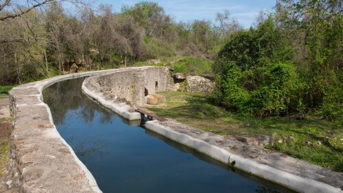 The Espada Aqueduct is designated as a UNESCO World Heritage Site, National Park, and National Historic Landmark.