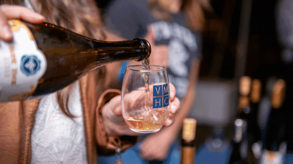 A GIF of people attending the Virginia Vines festival.