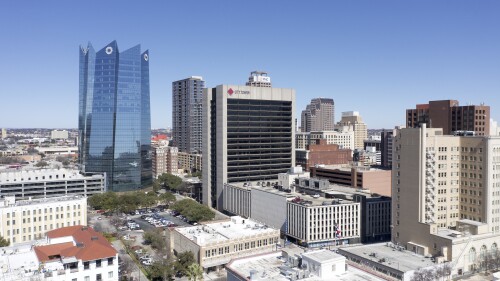 San Antonio Skyline Frost Bank Tower