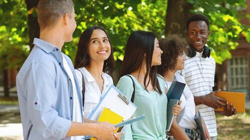 An image of Greenville Technical college students.