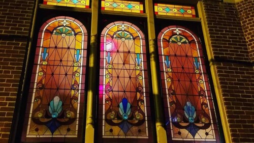Joe Bologna's sits in the former Maxwell Street Presbyterian Church.