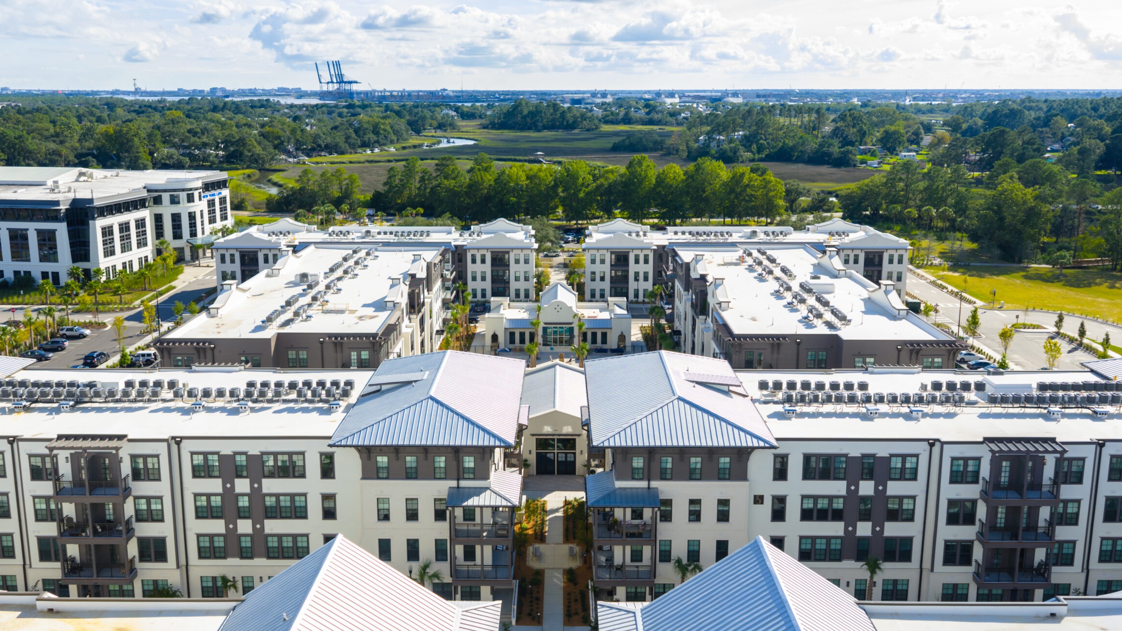 Nowell Creek Village on Daniel Island is one of the newer apartment communities.